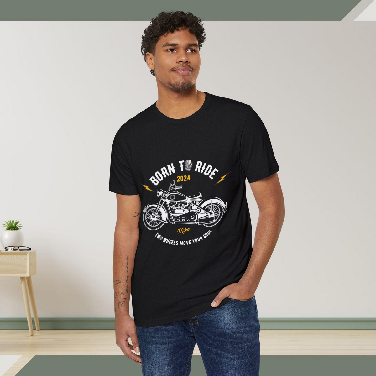Grunge Bike T-Shirt, Sport Rider Tee, Gift For Father