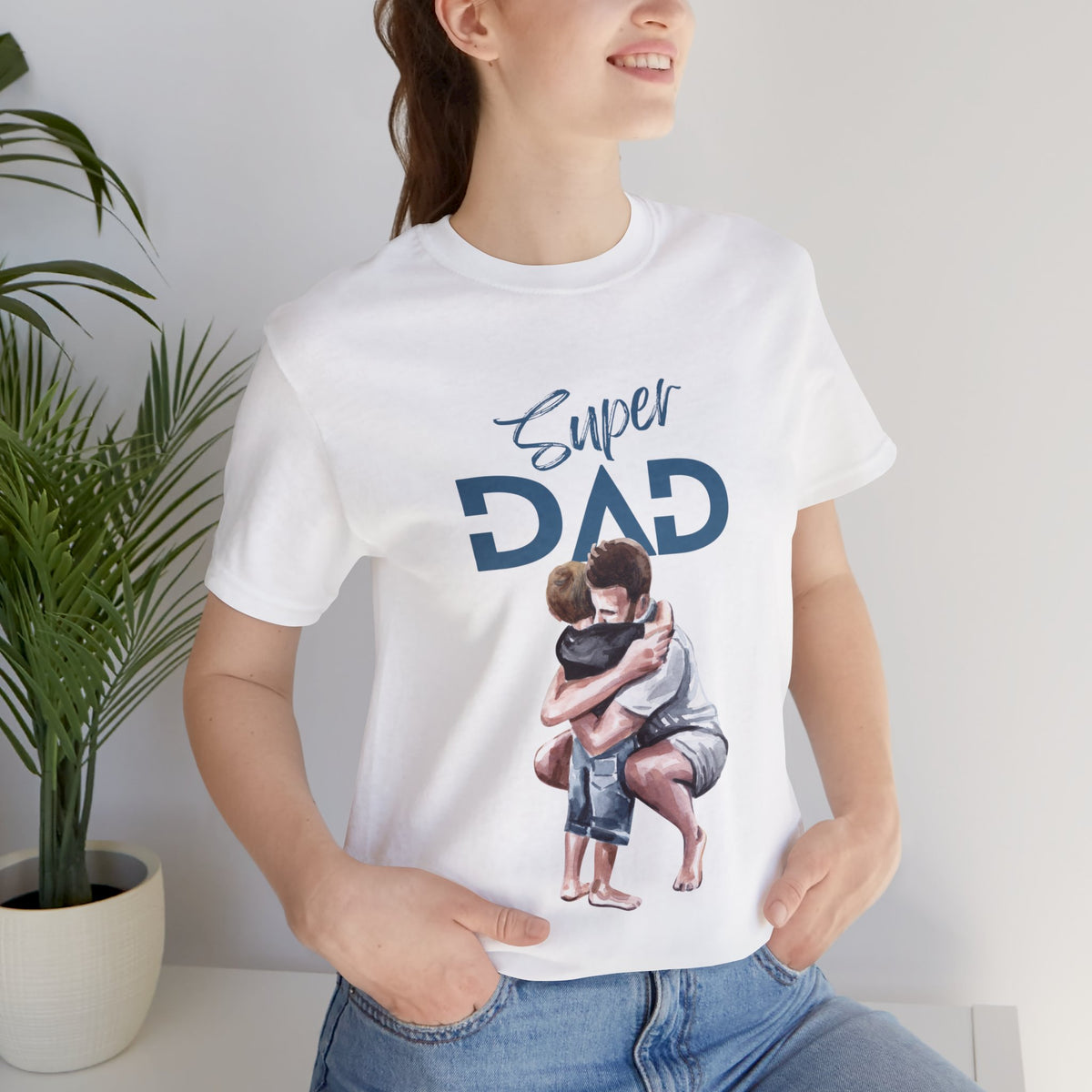 Super Dad T-Shirt, Father's Day Gift, Personalized Dad Tee