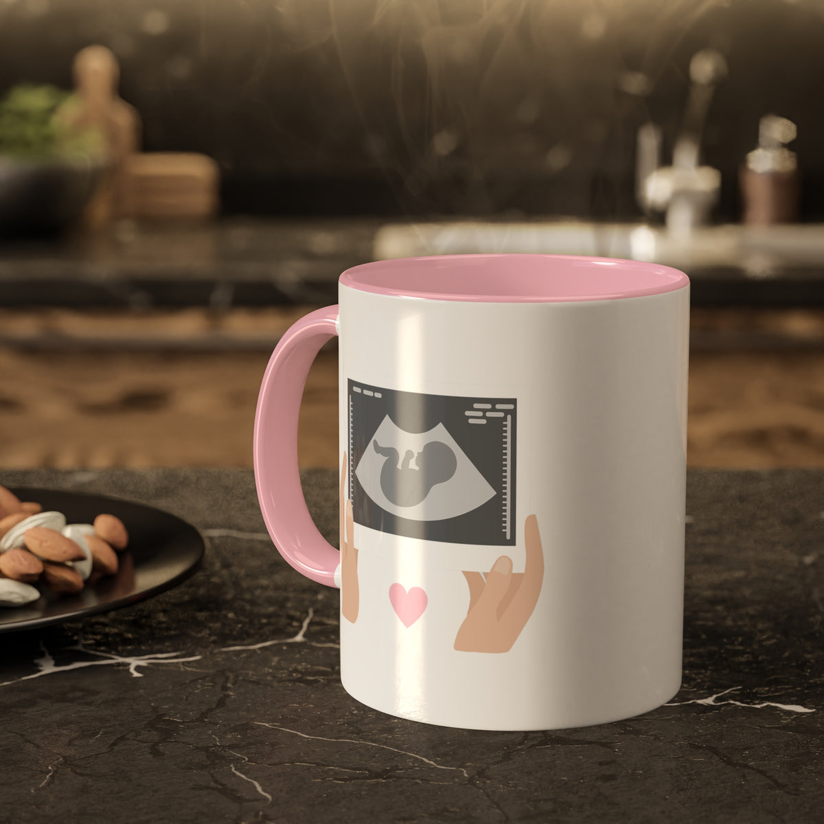 Personalized Pregnancy Announcement Mug | Promoted To Grandma/Grandpa/Mommy/Daddy | Custom Date & Photo