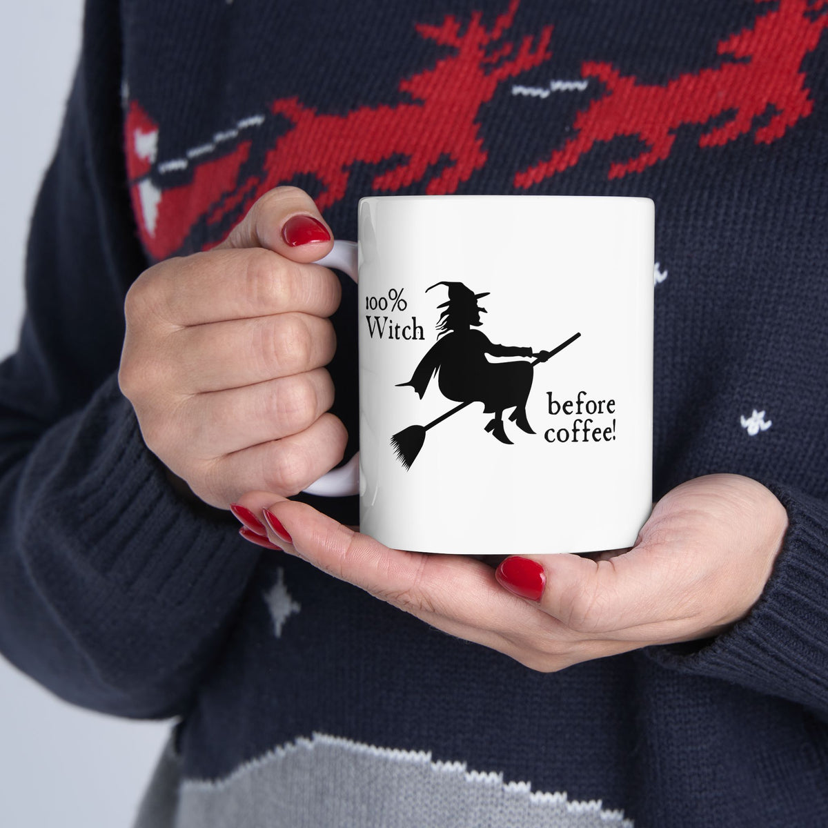 Witch Before Coffee Mug – Funny Halloween Ceramic Mug
