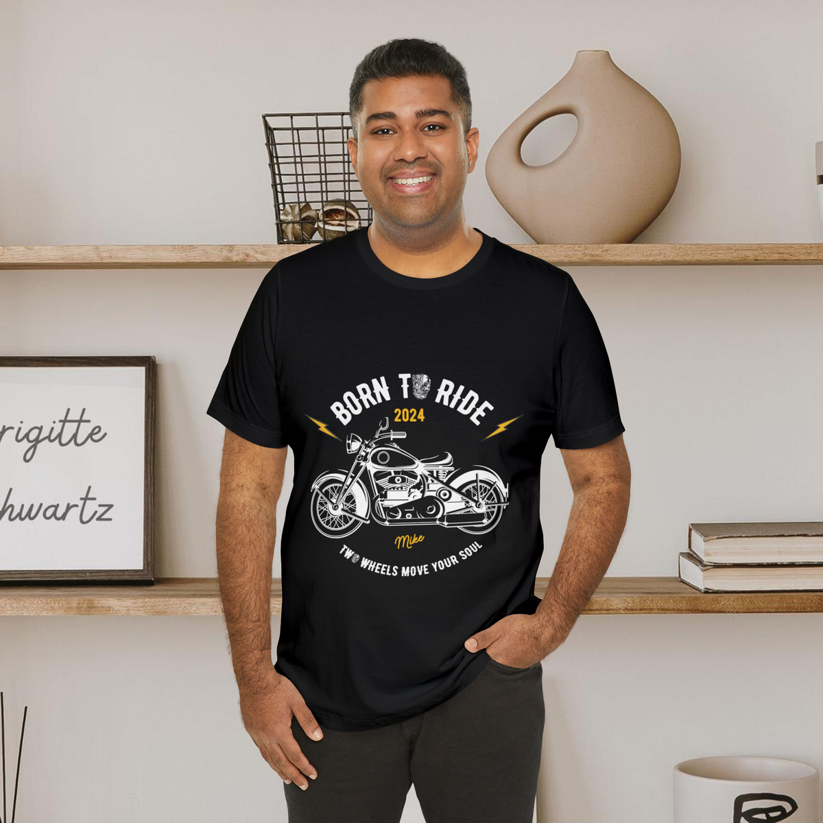 Grunge Bike T-Shirt, Sport Rider Tee, Gift For Father