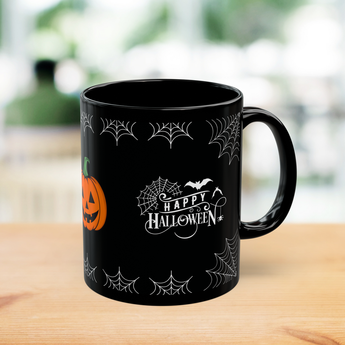 Spiders & Webs Halloween Mug – Gothic Witchcraft Gift