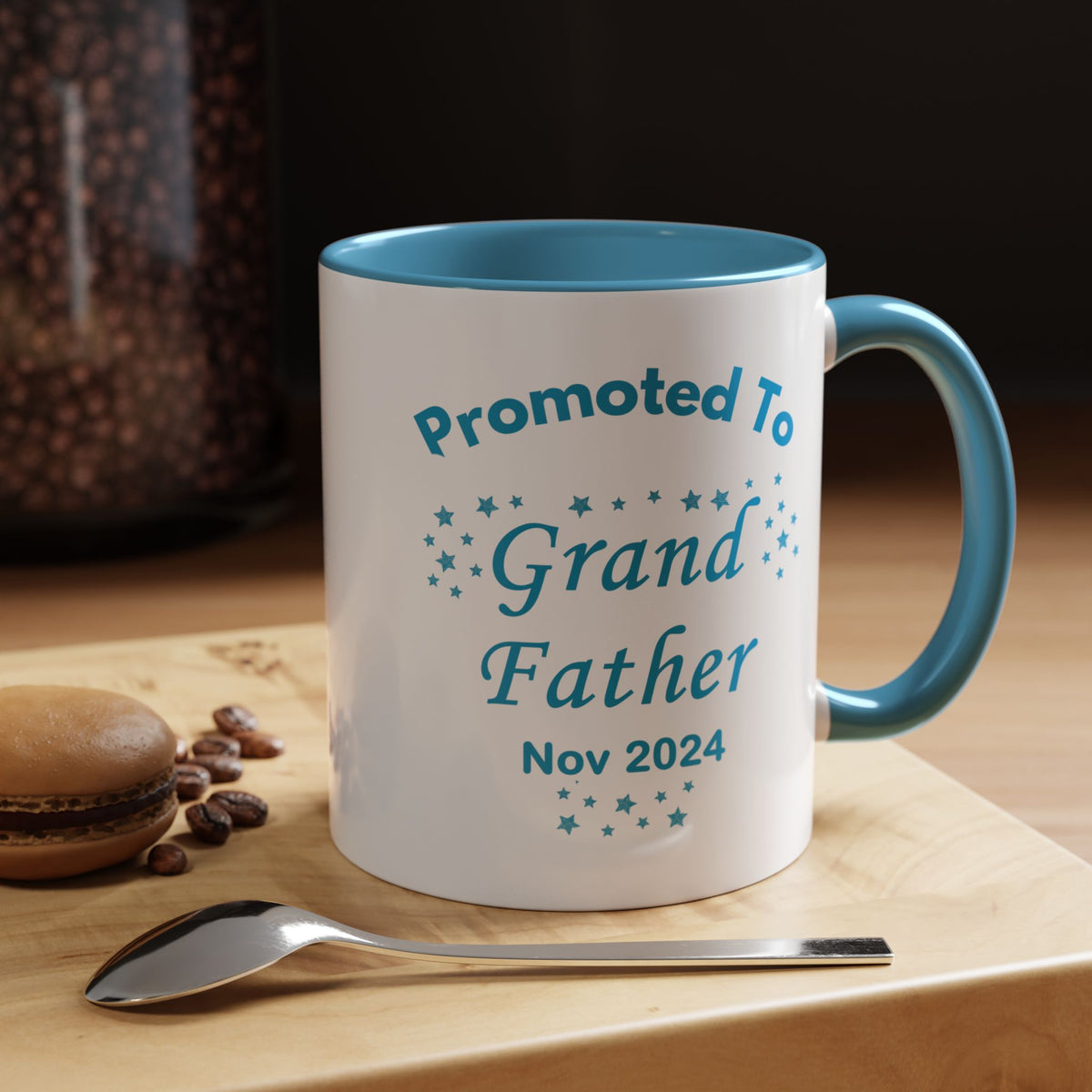 Personalized Pregnancy Announcement Mug | Promoted To Grandma/Grandpa/Mommy/Daddy | Custom Date & Photo